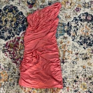 One shoulder mini dress